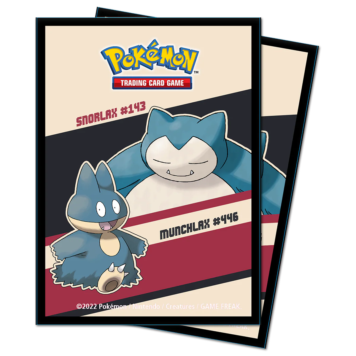 Snorlax and Munchlax Standard DECK PROTECTOR® Sleeves (65ct) for Pokémon