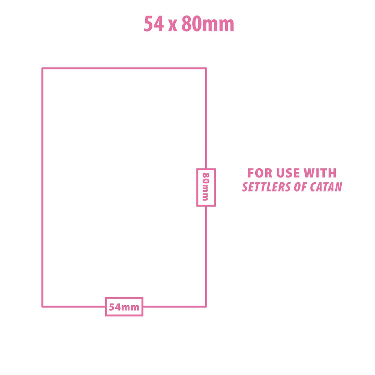 Special Sized Board Game Sleeves (50ct) for 54mm x 80mm Cards - Image 2