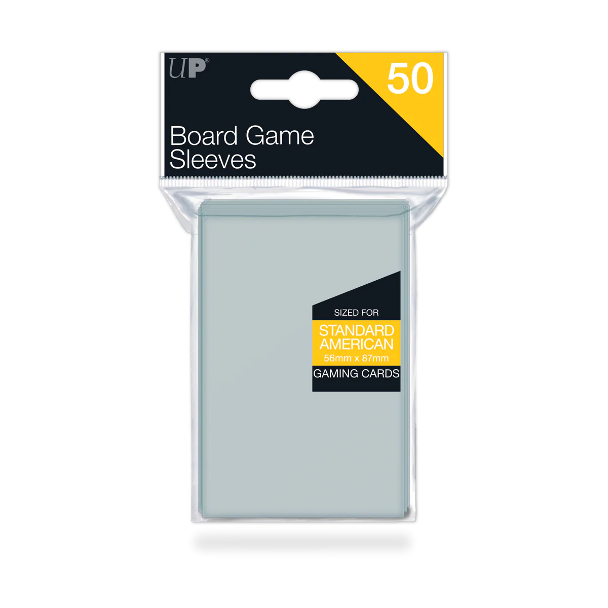 Standard American Board Game Sleeves (50ct) for 56mm x 87mm Cards