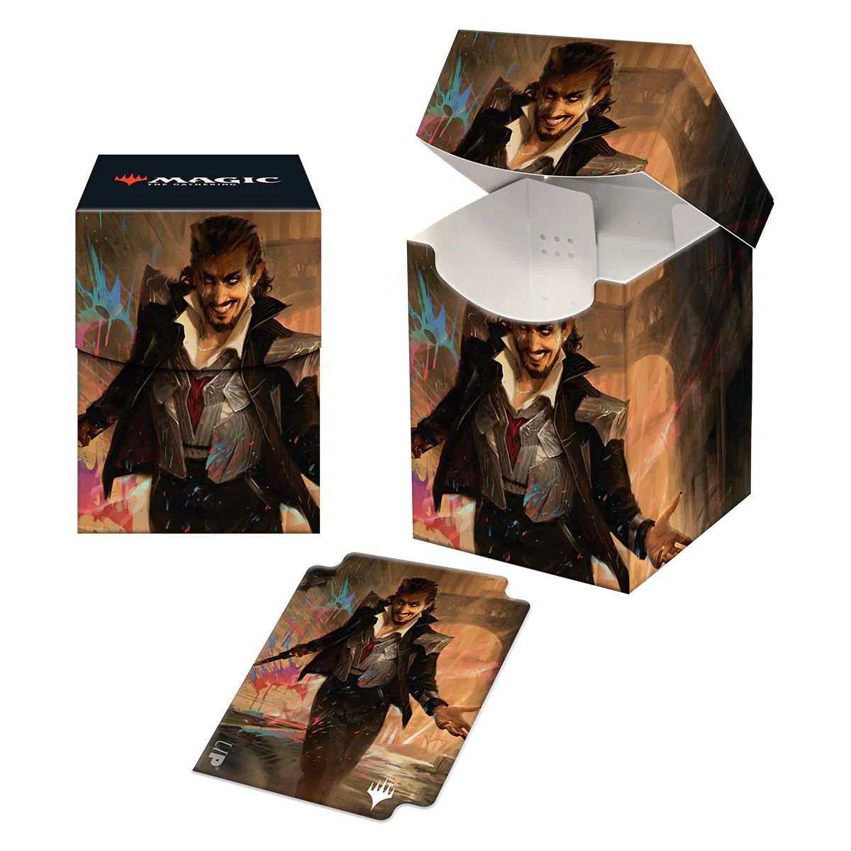 Streets of New Capenna Anhelo the Deacon Commander 100+ DECK BOX® for Magic: The Gathering