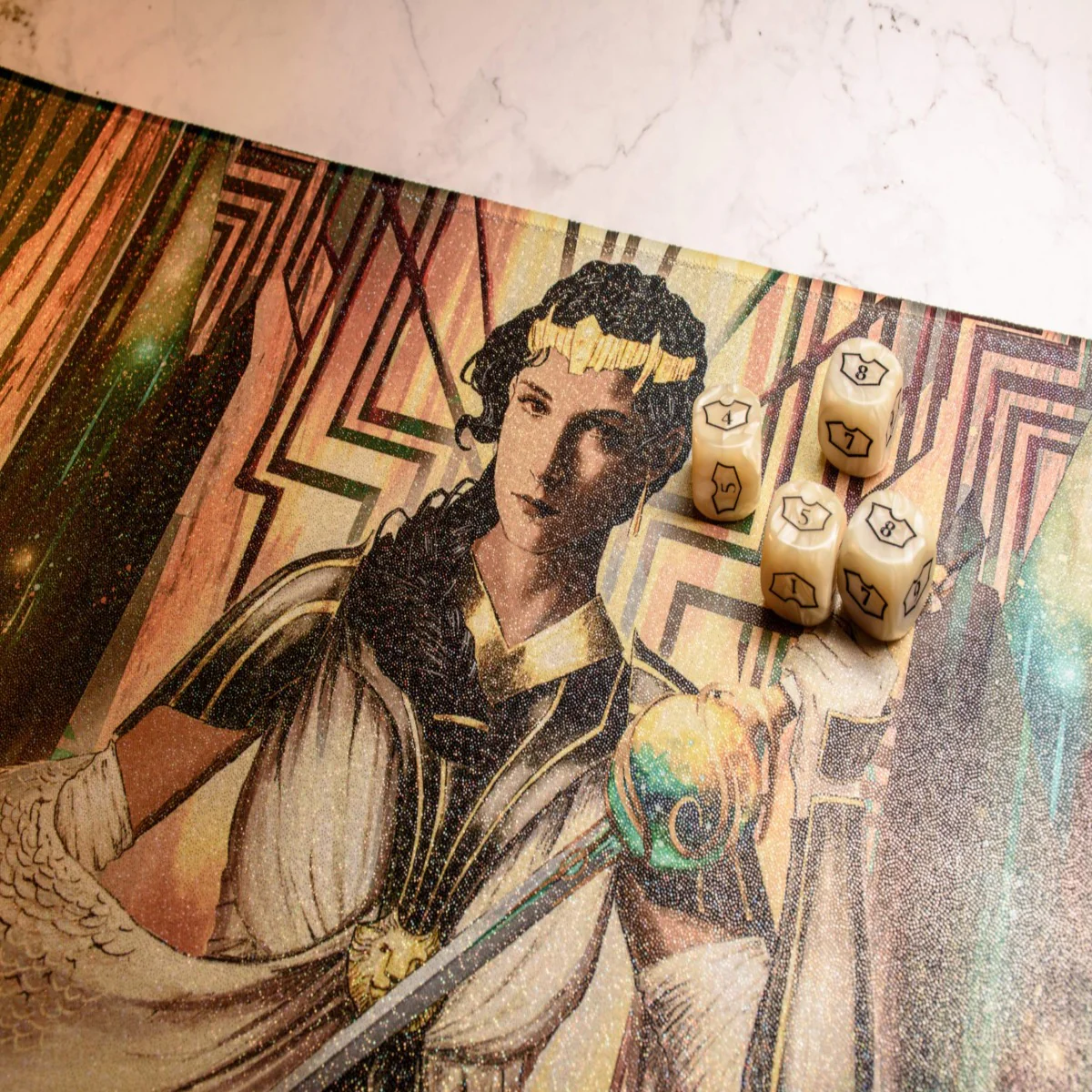Streets of New Capenna Elspeth Resplendent Standard HOLOFOIL® Playmat for Magic: The Gathering - Image 2