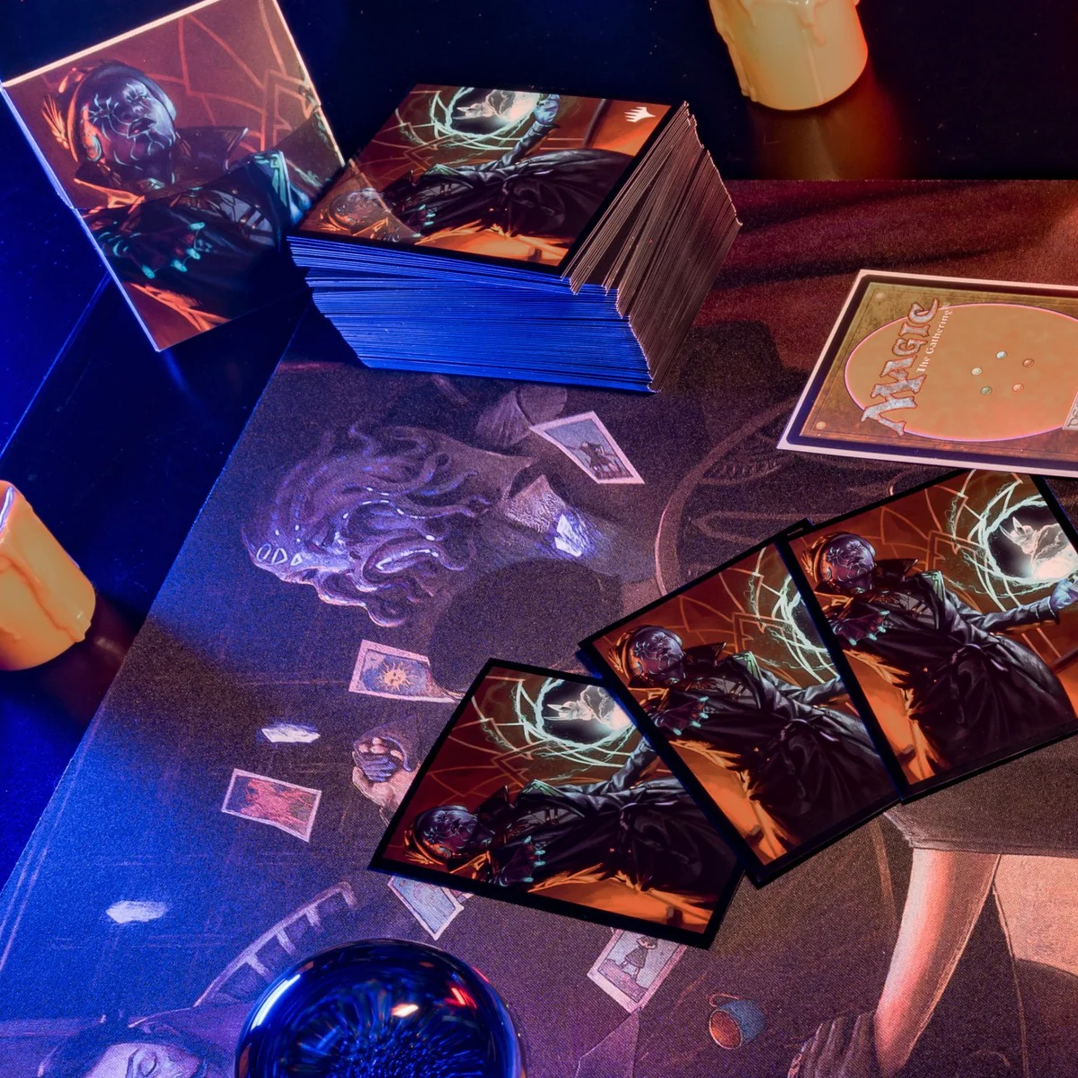 Streets of New Capenna Kamiz, Obscura Spymaster Commander Standard Gaming Playmat for Magic: The Gathering - Image 2