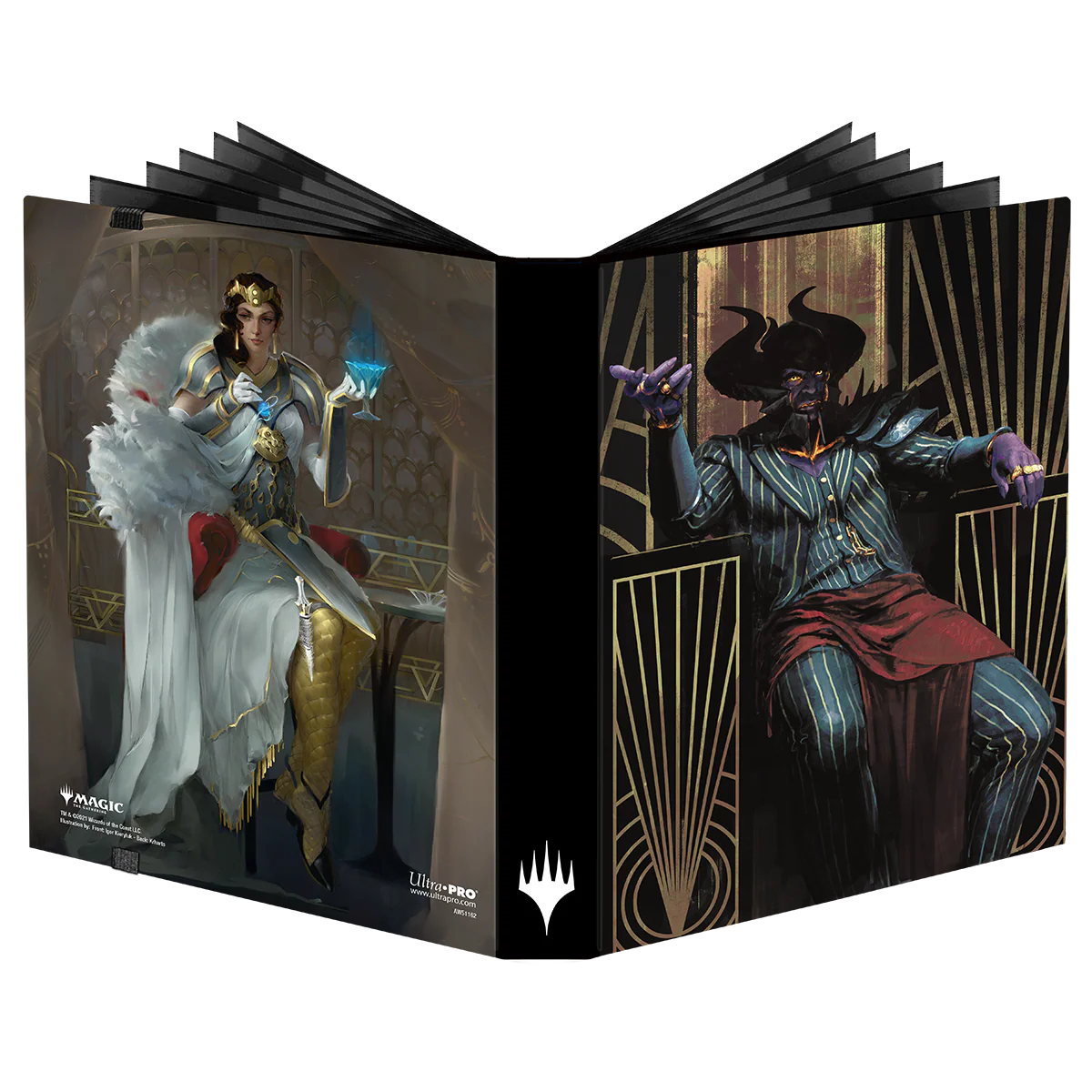 Streets of New Capenna Ob Nixilis and Elspeth 9-Pocket PRO-BINDERĀ® for Magic: The Gathering