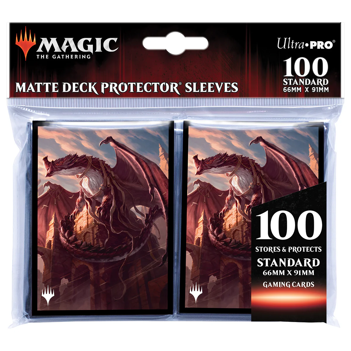 Strixhaven Velomachus Lorehold Standard DECK PROTECTOR® Sleeves (100ct) for Magic: The Gathering - Image 2