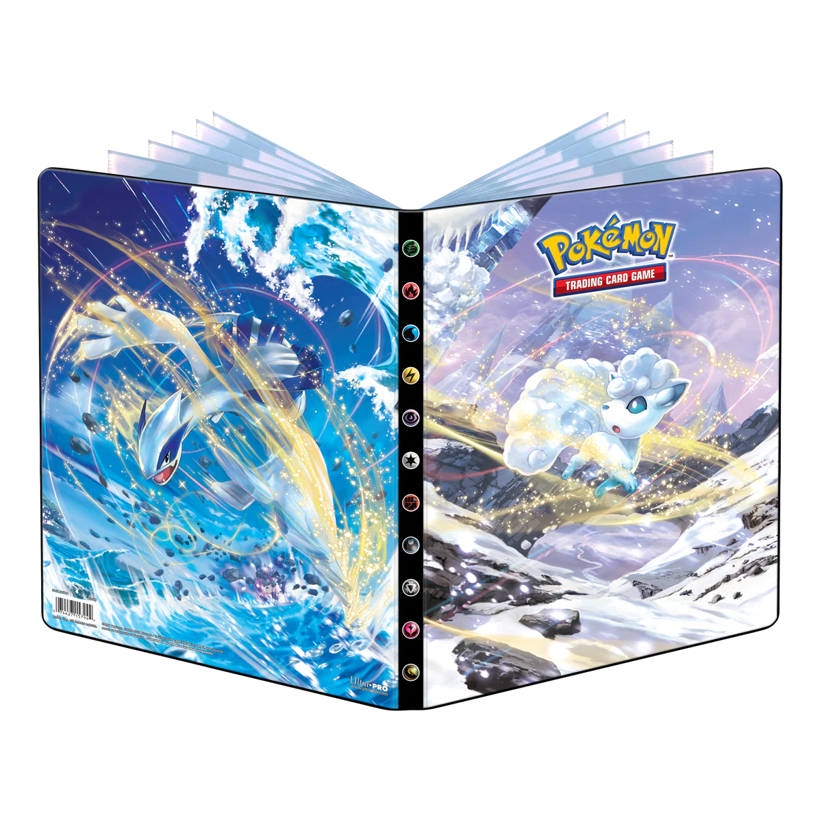 Sword and Shield 12 Lugia and Alolan Vulpix 9-Pocket Portfolio for Pokémon