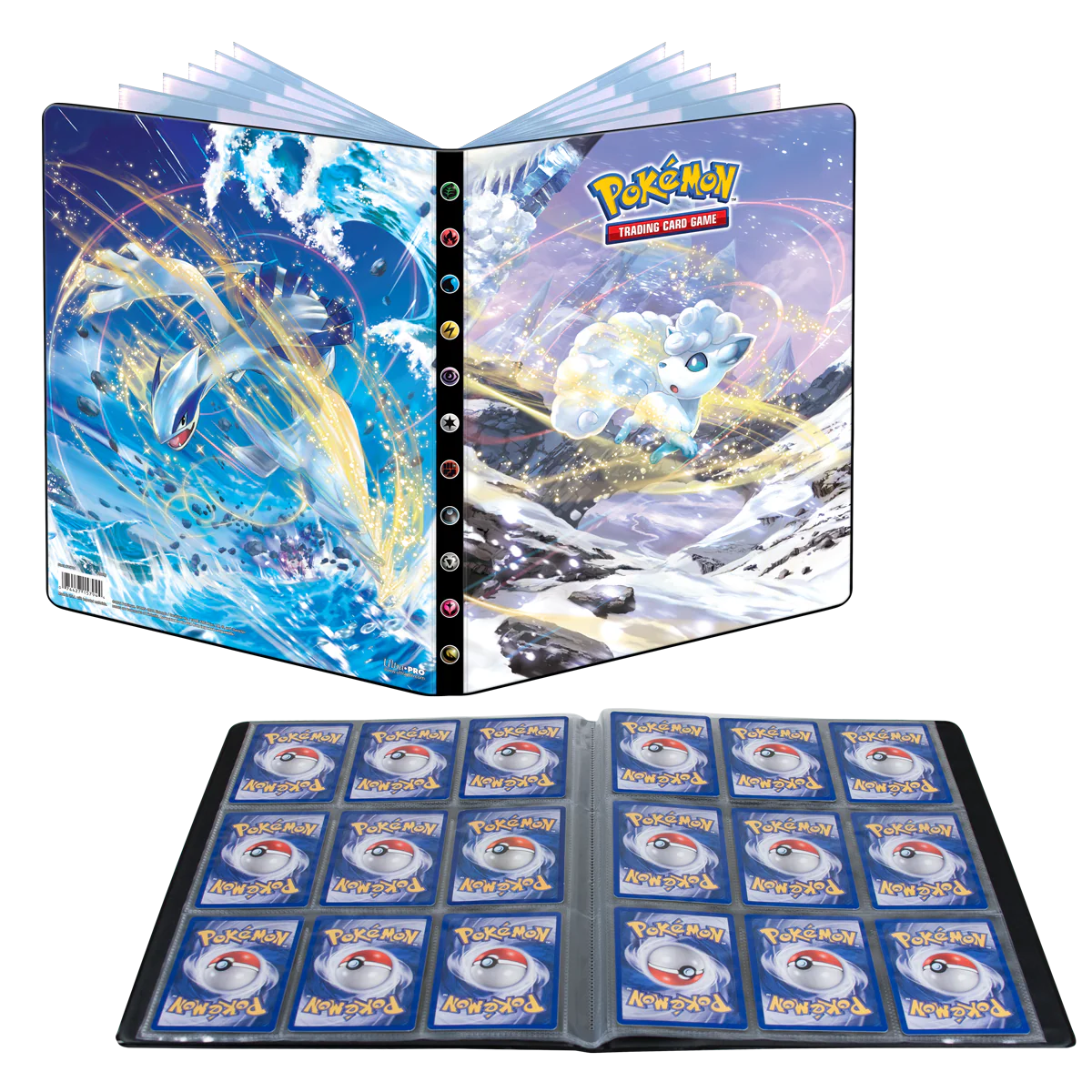Sword and Shield 12 Lugia and Alolan Vulpix 9-Pocket Portfolio for Pokémon - Image 2