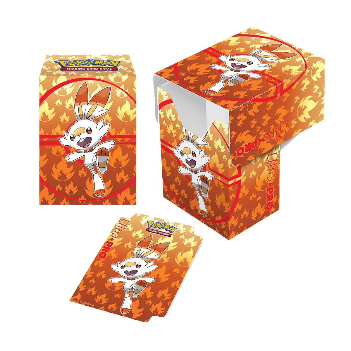 Sword and Shield Galar Starters Scorbunny Full-View DECK BOX® for Pokemon - Image 2