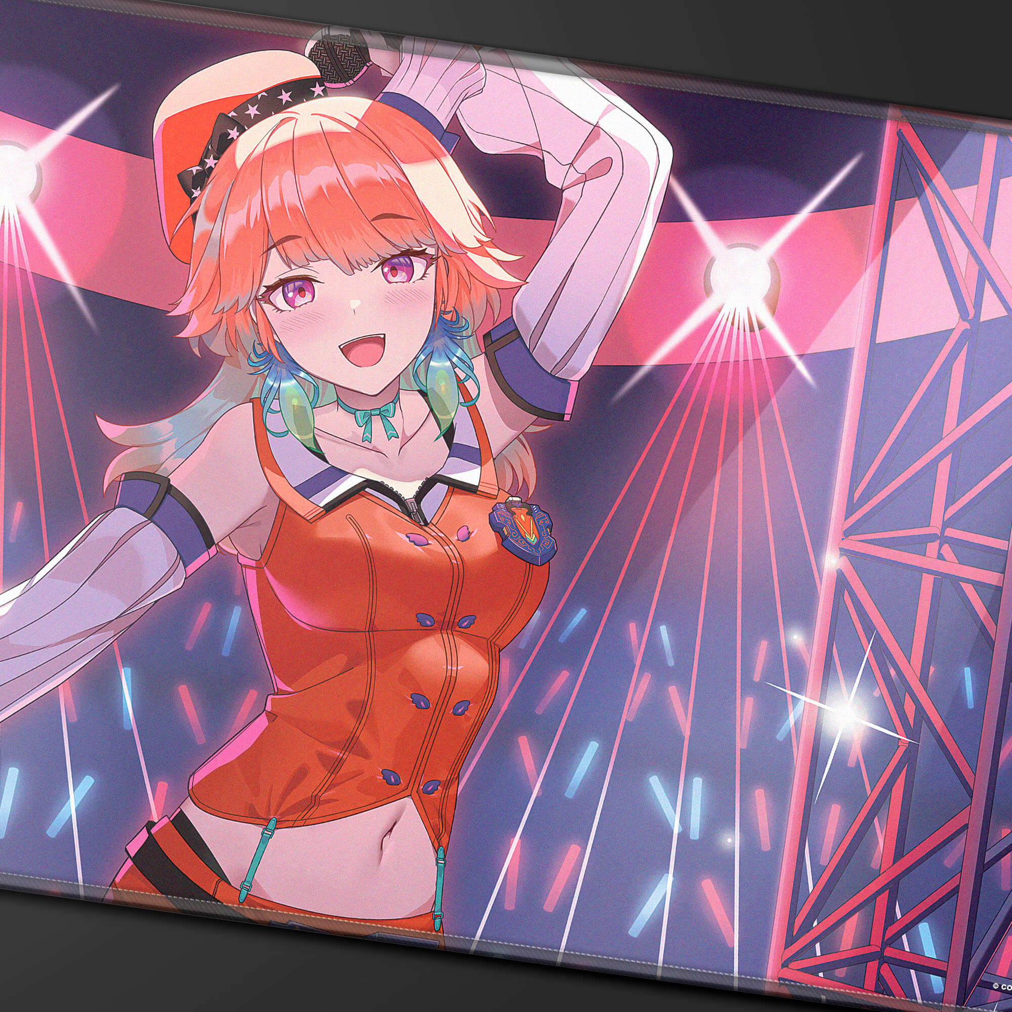 Takanashi Kiara Stitched Playmat for the hololive OFFICIAL CARD GAME - Image 2