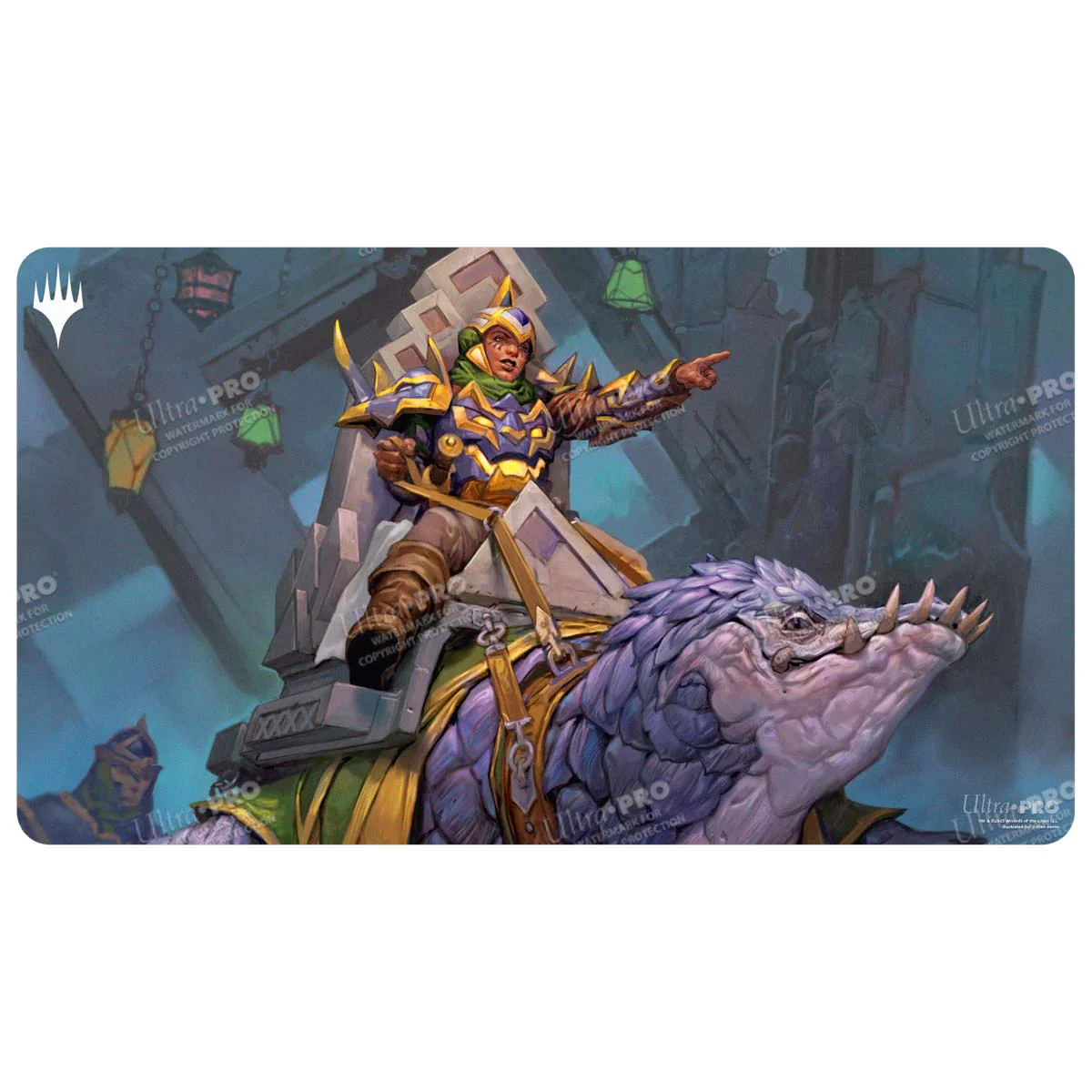 Tarkir Dragonstorm Felothar the Steadfast (Abzan Armor Commander Deck) Playmat for Magic: The Gathering