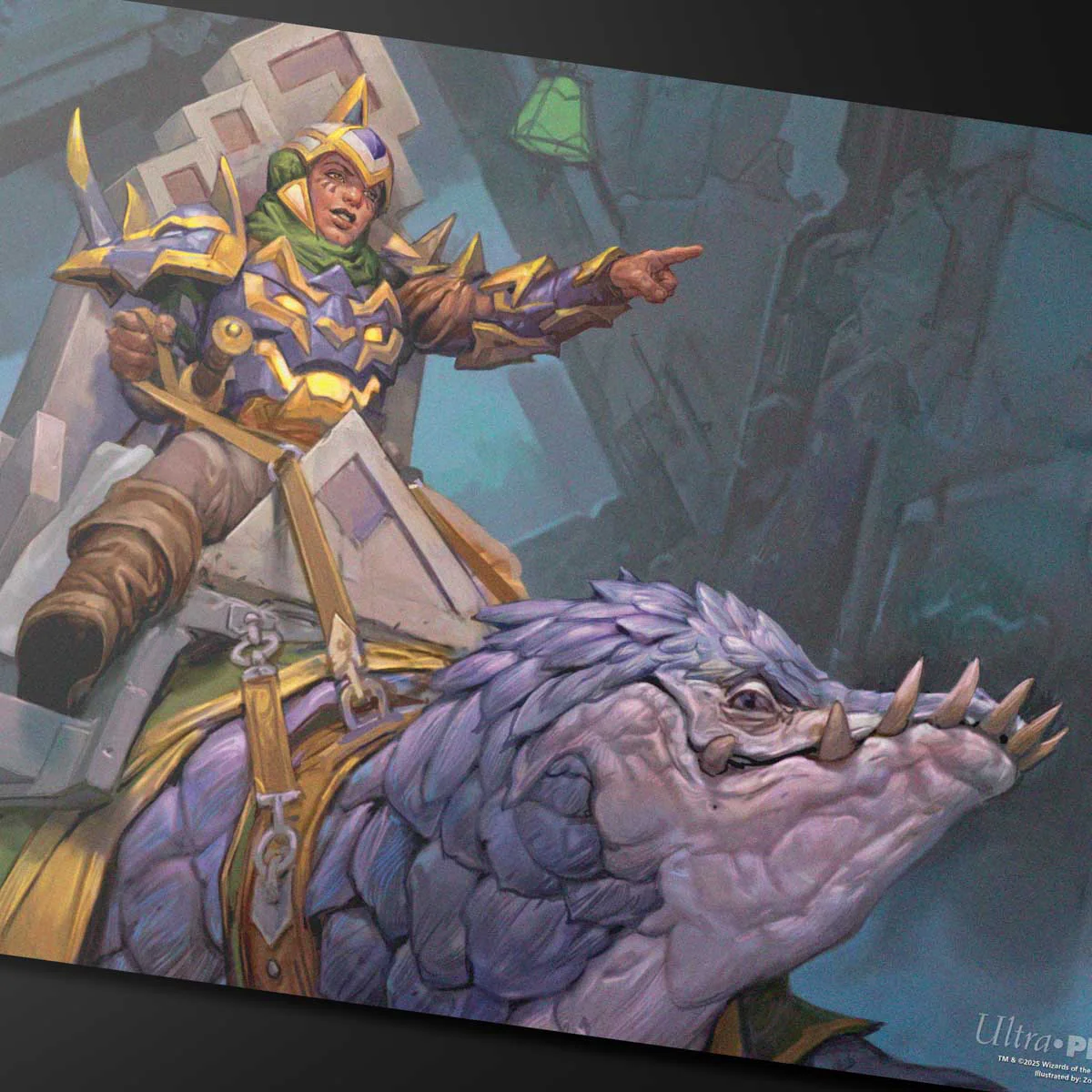 Tarkir Dragonstorm Felothar the Steadfast (Abzan Armor Commander Deck) Playmat for Magic: The Gathering - Image 2