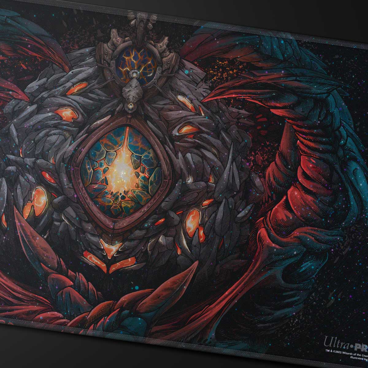 Tarkir Dragonstorm Mox Jasper HOLOFOIL® Playmat for Magic: The Gathering - Image 2