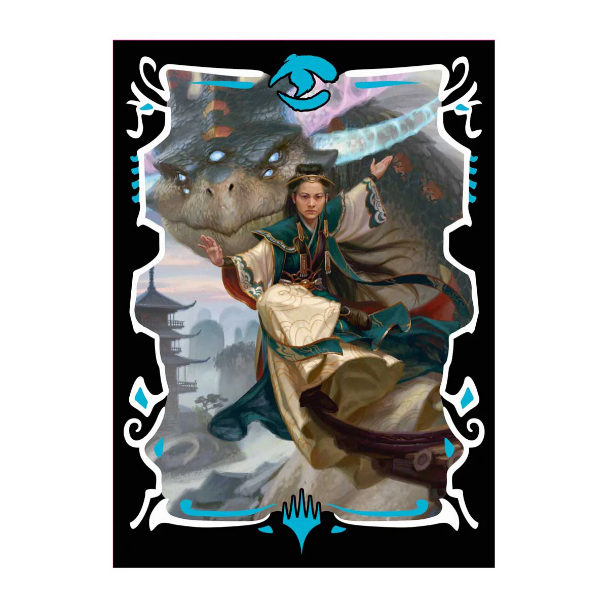 Tarkir Dragonstorm Shiko and Narset, Unified (Jeskai Striker Commander Deck) 100ct DECK PROTECTOR® Sleeves for Magic: The Gathering