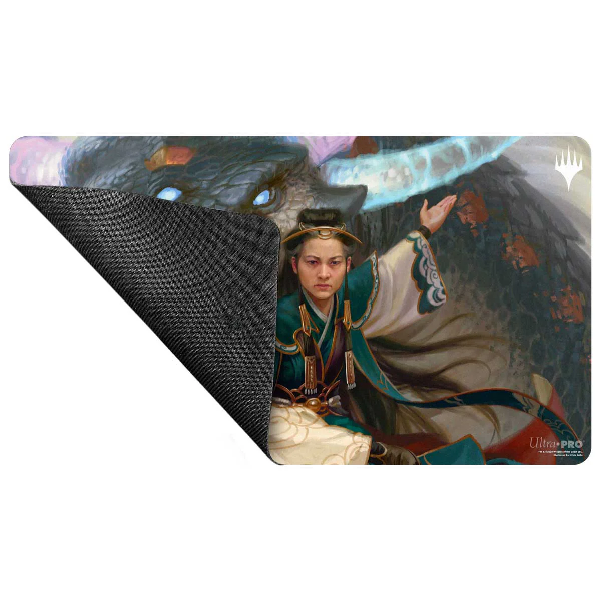 Tarkir Dragonstorm Shiko and Narset, Unified (Jeskai Striker Commander Deck) Playmat for Magic: The Gathering - Image 4