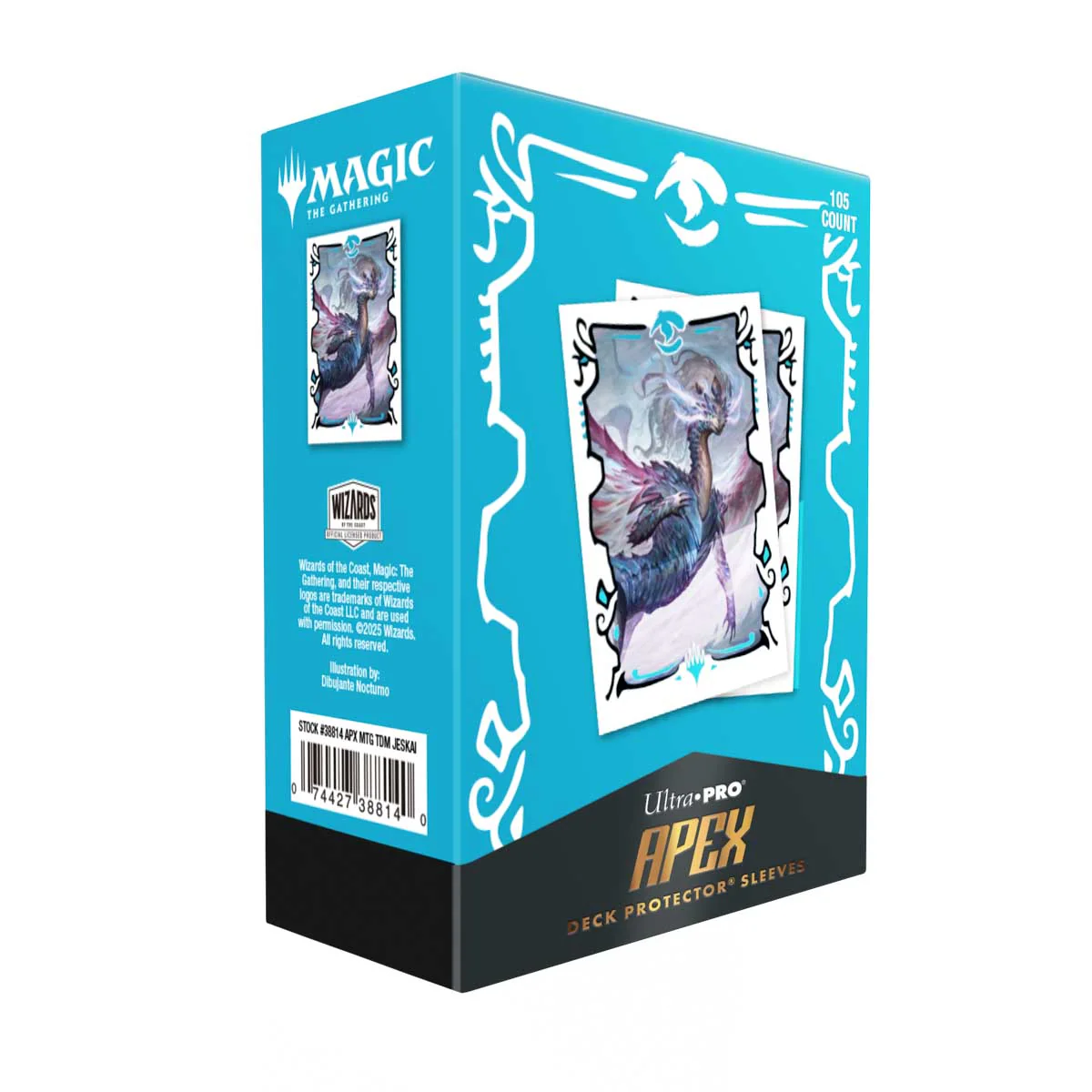 Tarkir Dragonstorm Shiko, Paragon of the Way 105ct APEX DECK PROTECTOR® Sleeves for Magic: The Gathering - Image 4