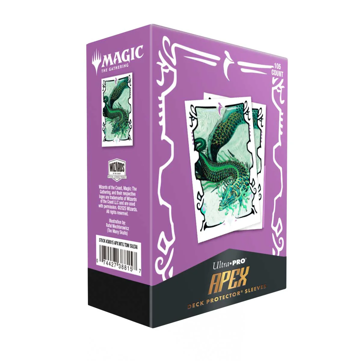 Tarkir Dragonstorm Teval, Arbiter of Virtue 105ct APEX DECK PROTECTOR® Sleeves for Magic: The Gathering - Image 4