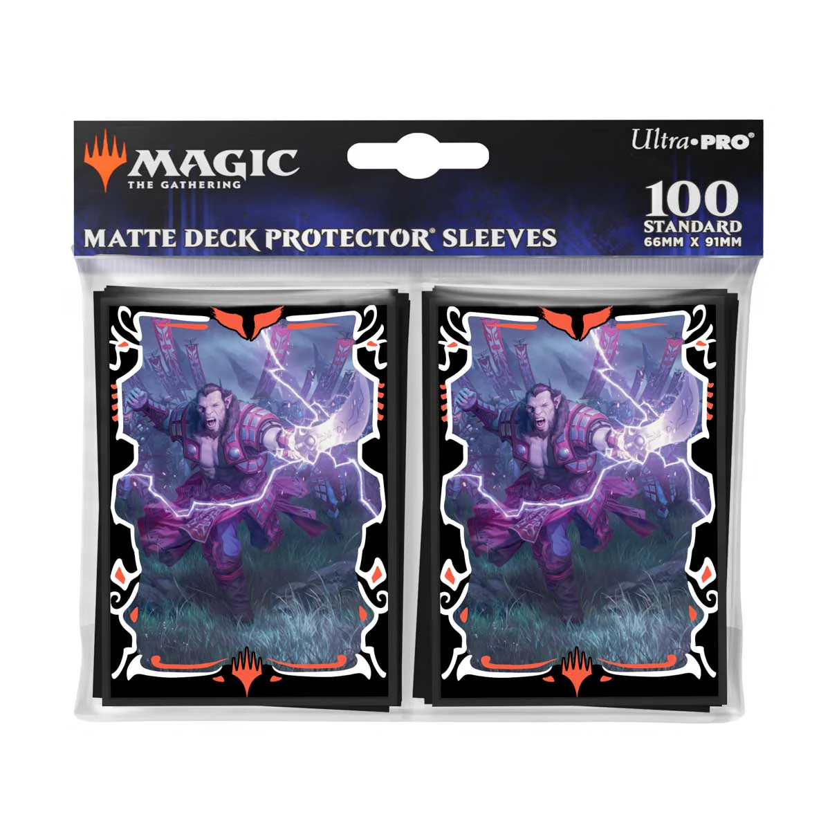 Tarkir Dragonstorm Zurgo Stormrender (Mardu Surge Commander Deck) 100ct DECK PROTECTOR® Sleeves for Magic: The Gathering - Image 3