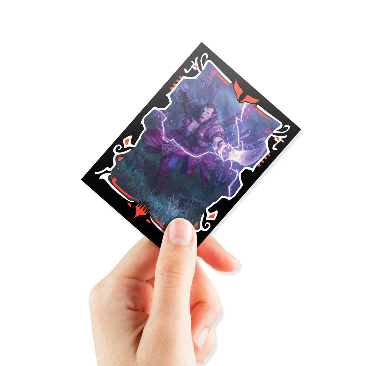 Tarkir Dragonstorm Zurgo Stormrender (Mardu Surge Commander Deck) 100ct DECK PROTECTOR® Sleeves for Magic: The Gathering - Image 4