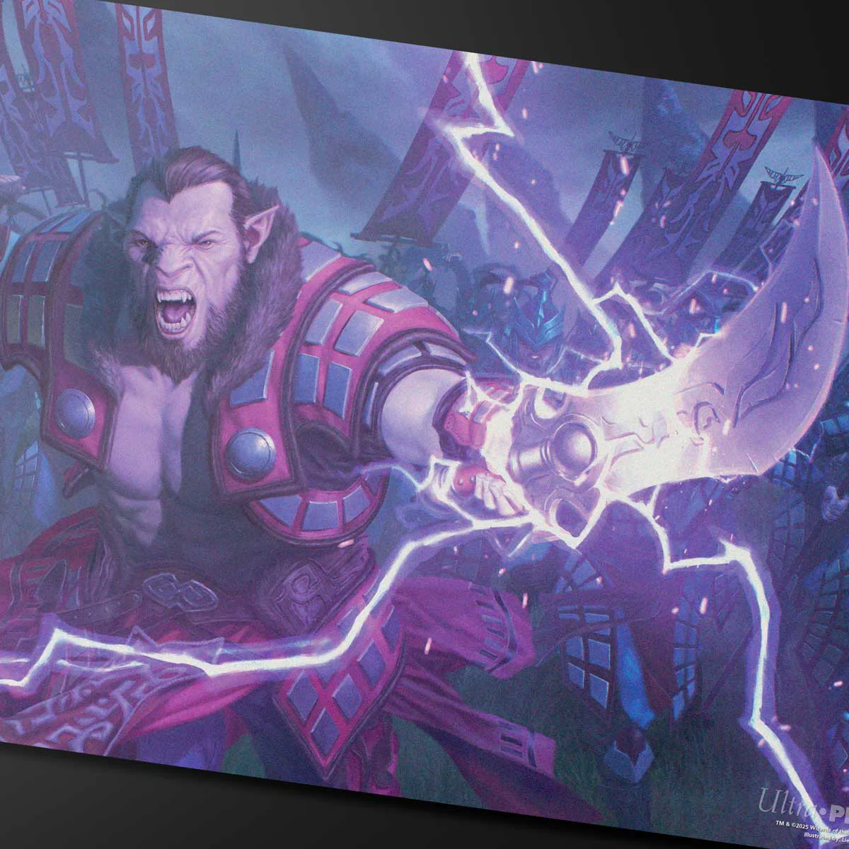 Tarkir Dragonstorm Zurgo Stormrender (Mardu Surge Commander Deck) Playmat for Magic: The Gathering - Image 2