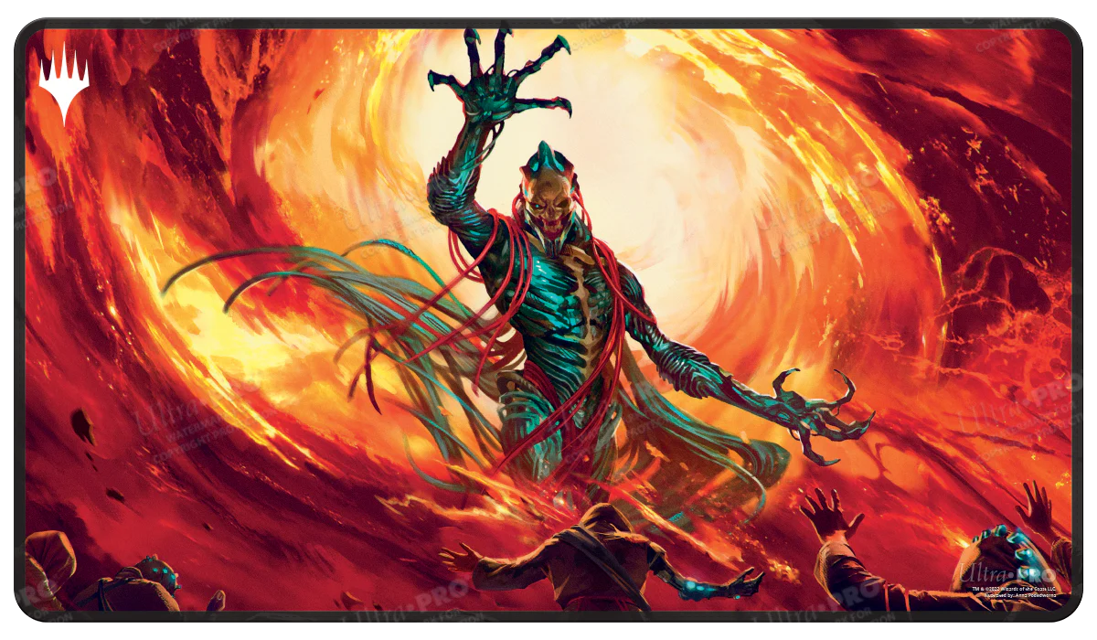 The Brothers' War Gix, Yawgmoth Praetor Stitched Standard Gaming Playmat for Magic: The Gathering