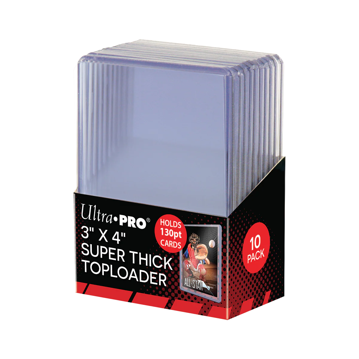 3" x 4" Super Thick 130PT TOPLOADER® Sleeves (10ct)