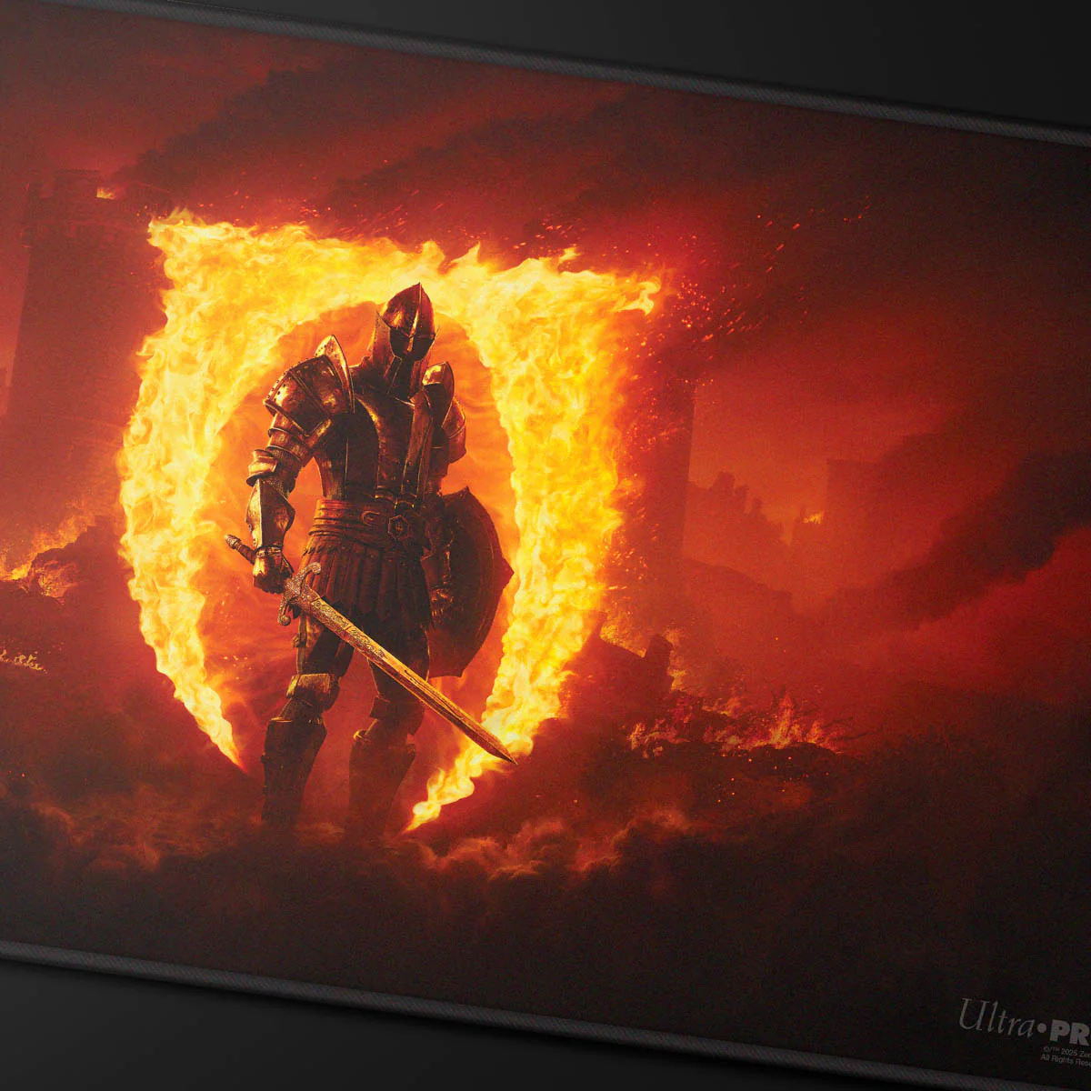 The Elder Scrolls IV: Oblivion Remastered Black-Stitched Playmat for Tabletop Gaming - Image 2