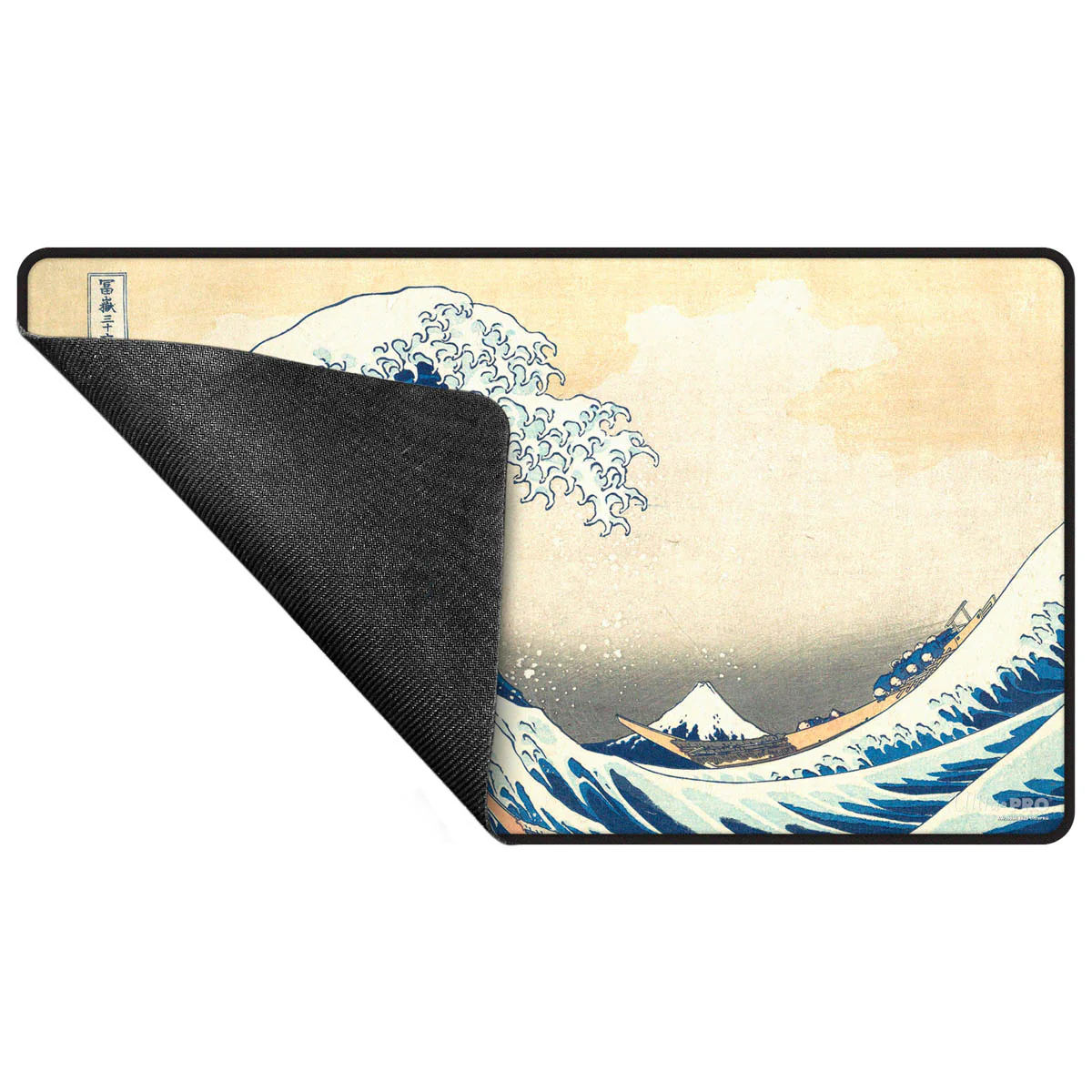 The Great Wave off Kanagawa Black Stitched Playmat - Image 3