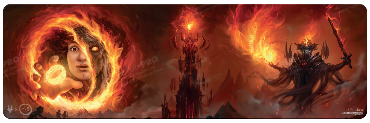 The Lord of the Rings: Tales of Middle-earth Frodo and Sauron 8ft Table Playmat for Magic: The Gathering