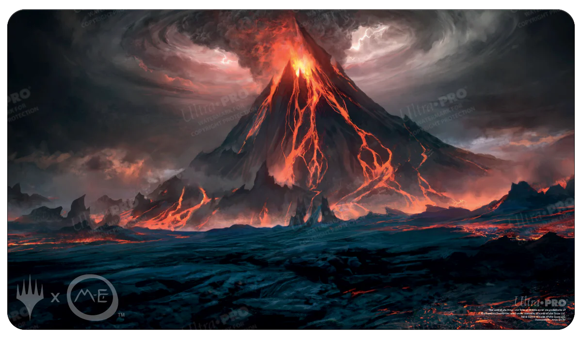 The Lord of the Rings: Tales of Middle-earth Mount Doom Standard Gaming Playmat for Magic: The Gathering