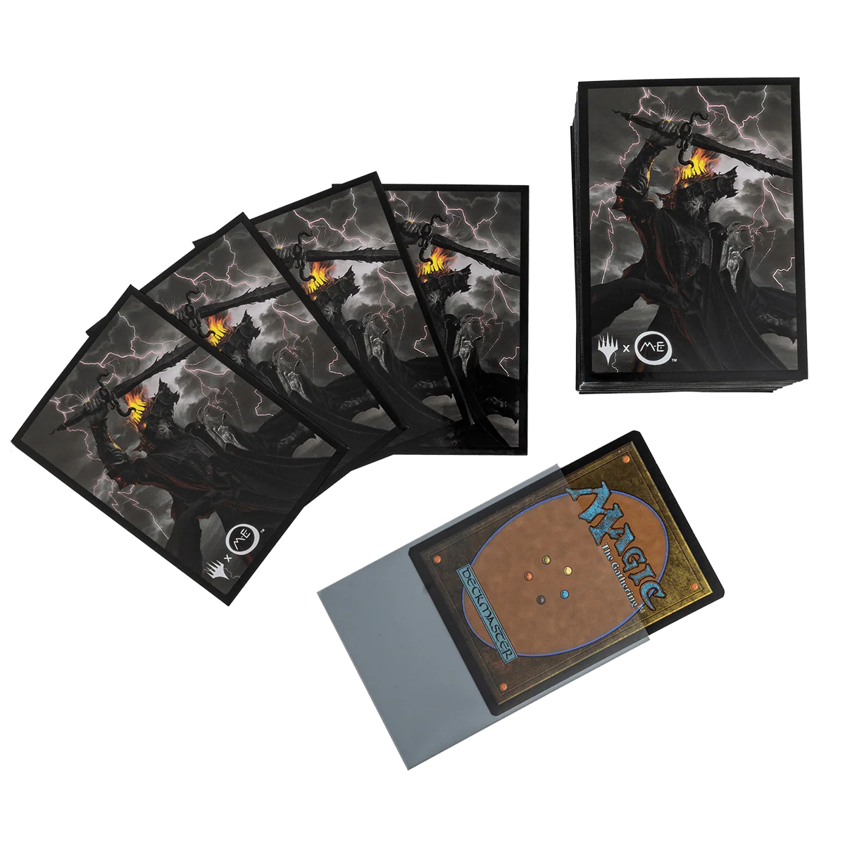 The Lord of the Rings: Tales of Middle-earth Sauron Standard DECK PROTECTOR® Sleeves (100ct) for Magic: The Gathering - Image 2