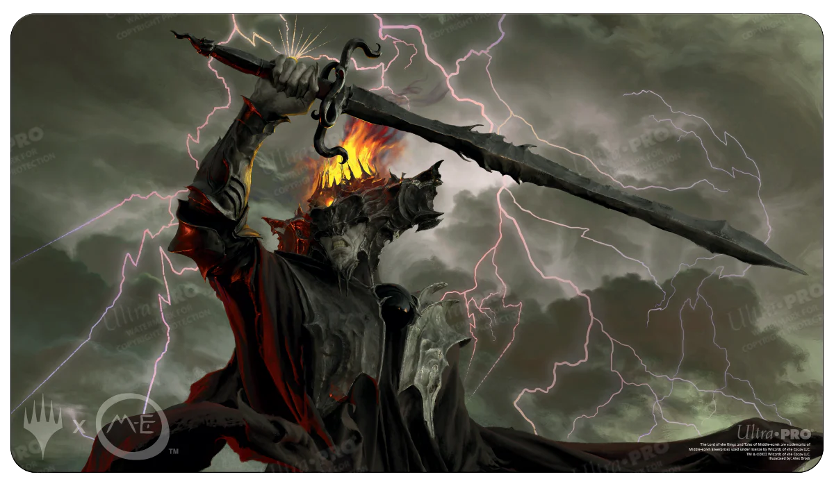 The Lord of the Rings: Tales of Middle-earth Sauron Standard Gaming Playmat for Magic: The Gathering