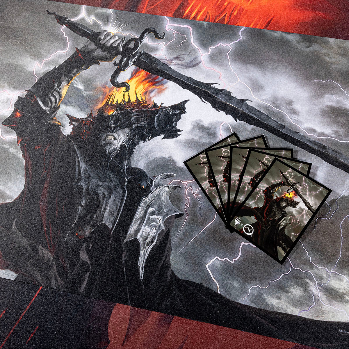 The Lord of the Rings: Tales of Middle-earth Sauron Standard Gaming Playmat for Magic: The Gathering - Image 2