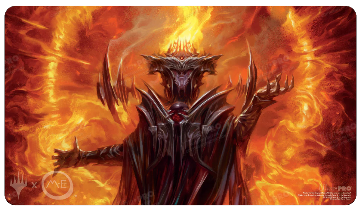 The Lord of the Rings: Tales of Middle-earth Sauron v2 Standard Gaming Playmat for Magic: The Gathering