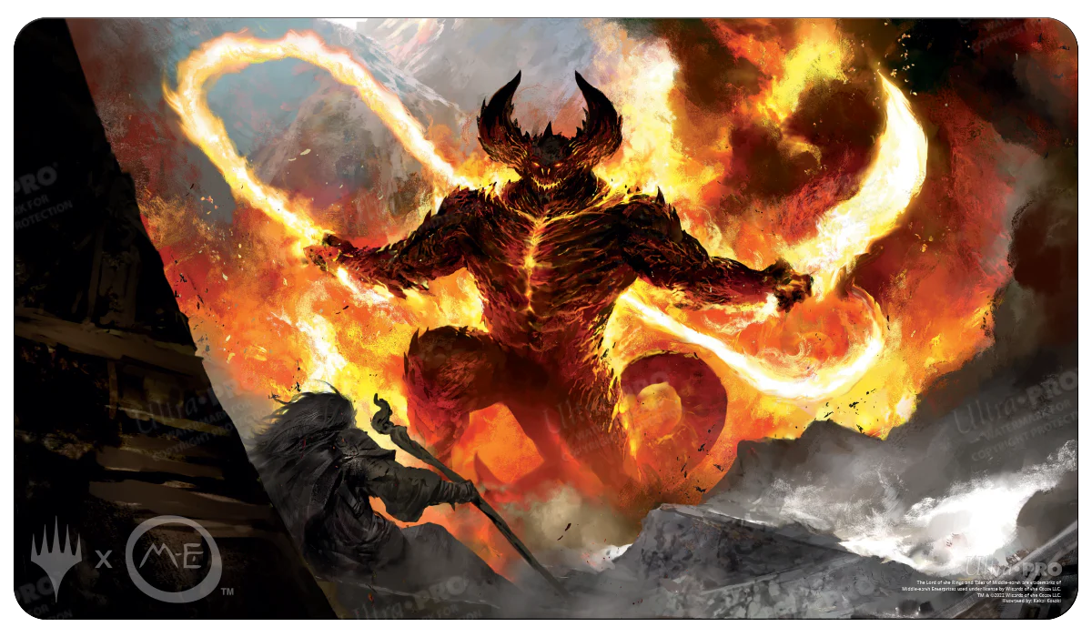 The Lord of the Rings: Tales of Middle-earth The Balrog Standard Gaming Playmat for Magic: The Gathering