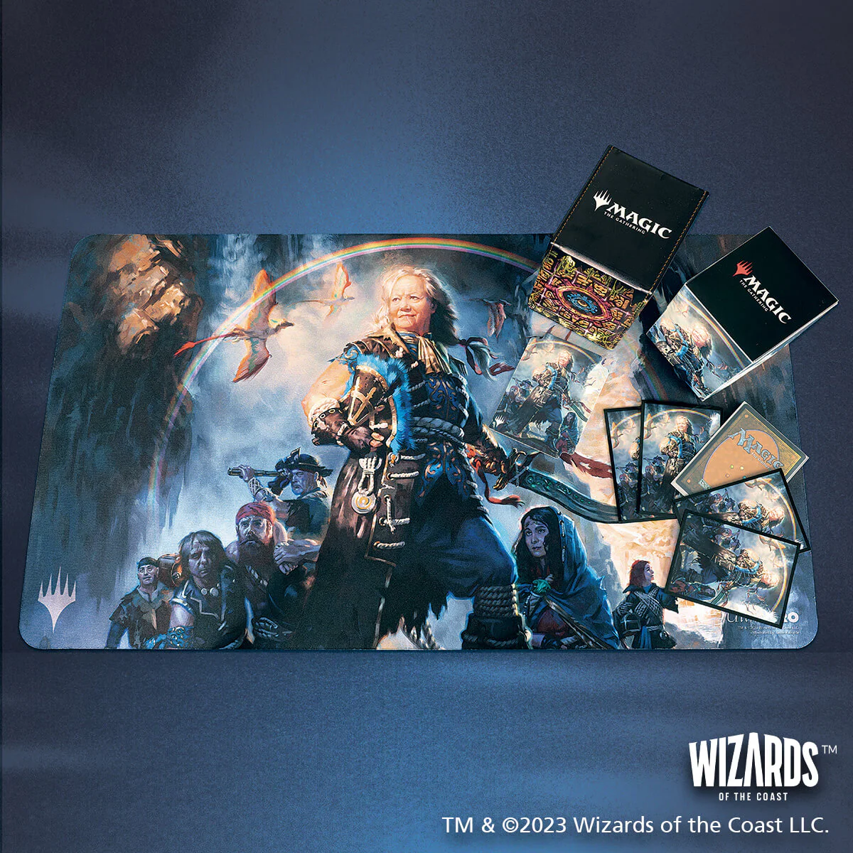 The Lost Caverns of Ixalan Admiral Brass, Unsinkable Standard Gaming Playmat for Magic: The Gathering - Image 5