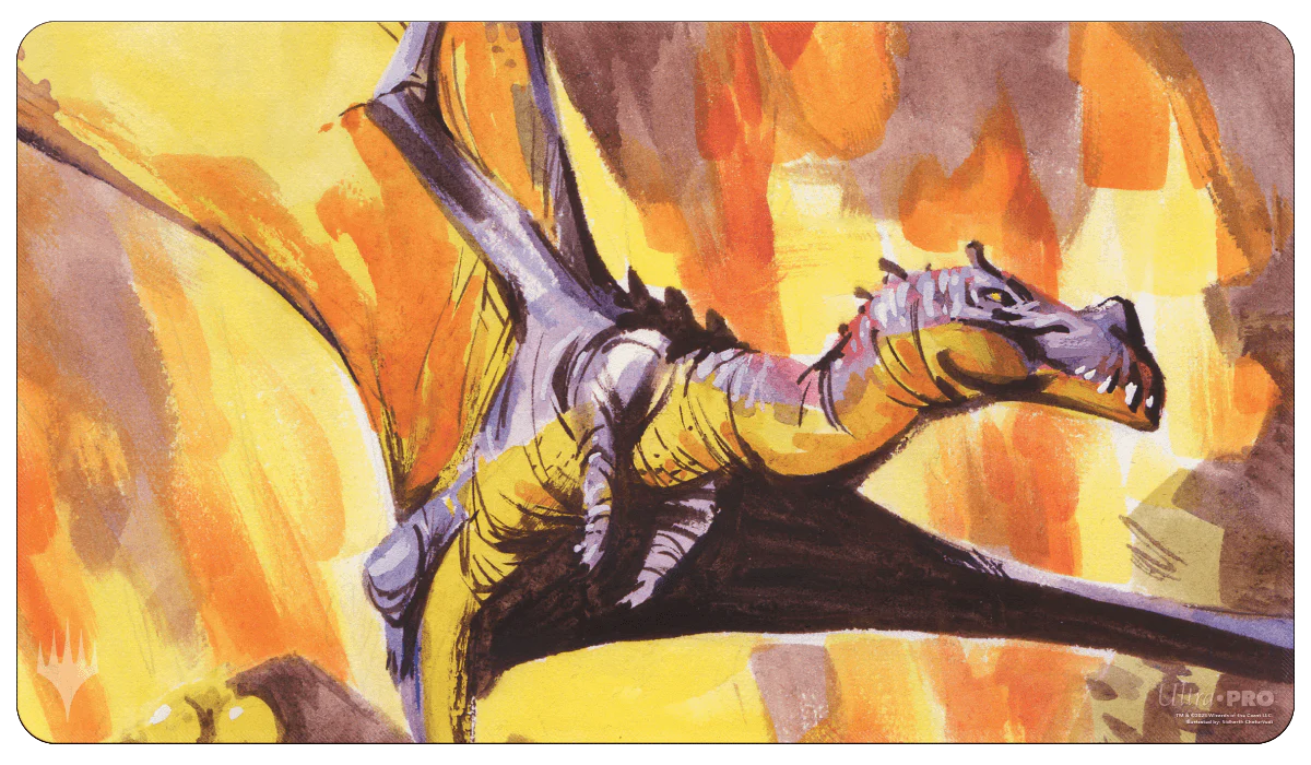 The Lost Caverns of Ixalan Bonehoard Dracosaur Standard Gaming Playmat for Magic: The Gathering