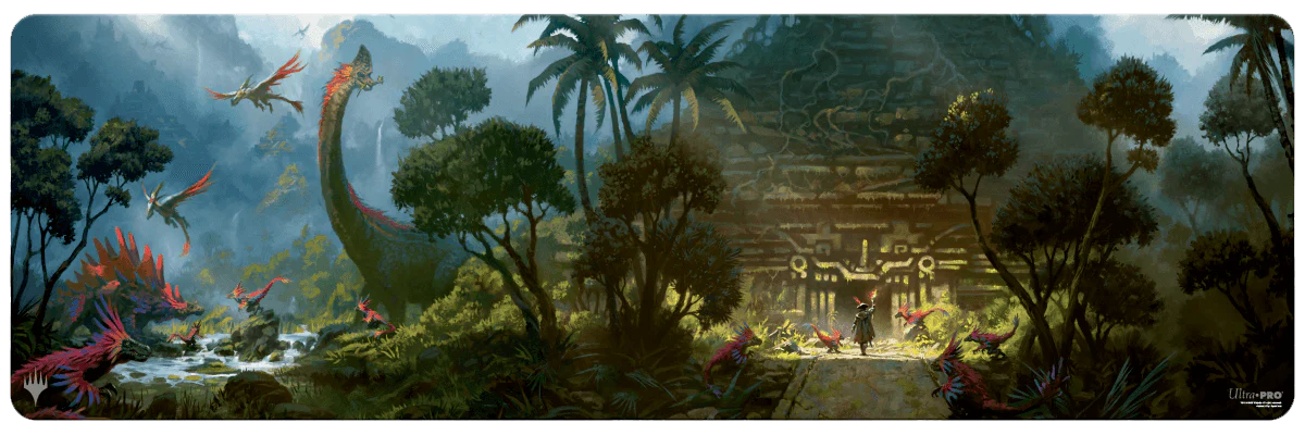 The Lost Caverns of Ixalan Dinosaur Temple 8ft Table Playmat for Magic: The Gathering