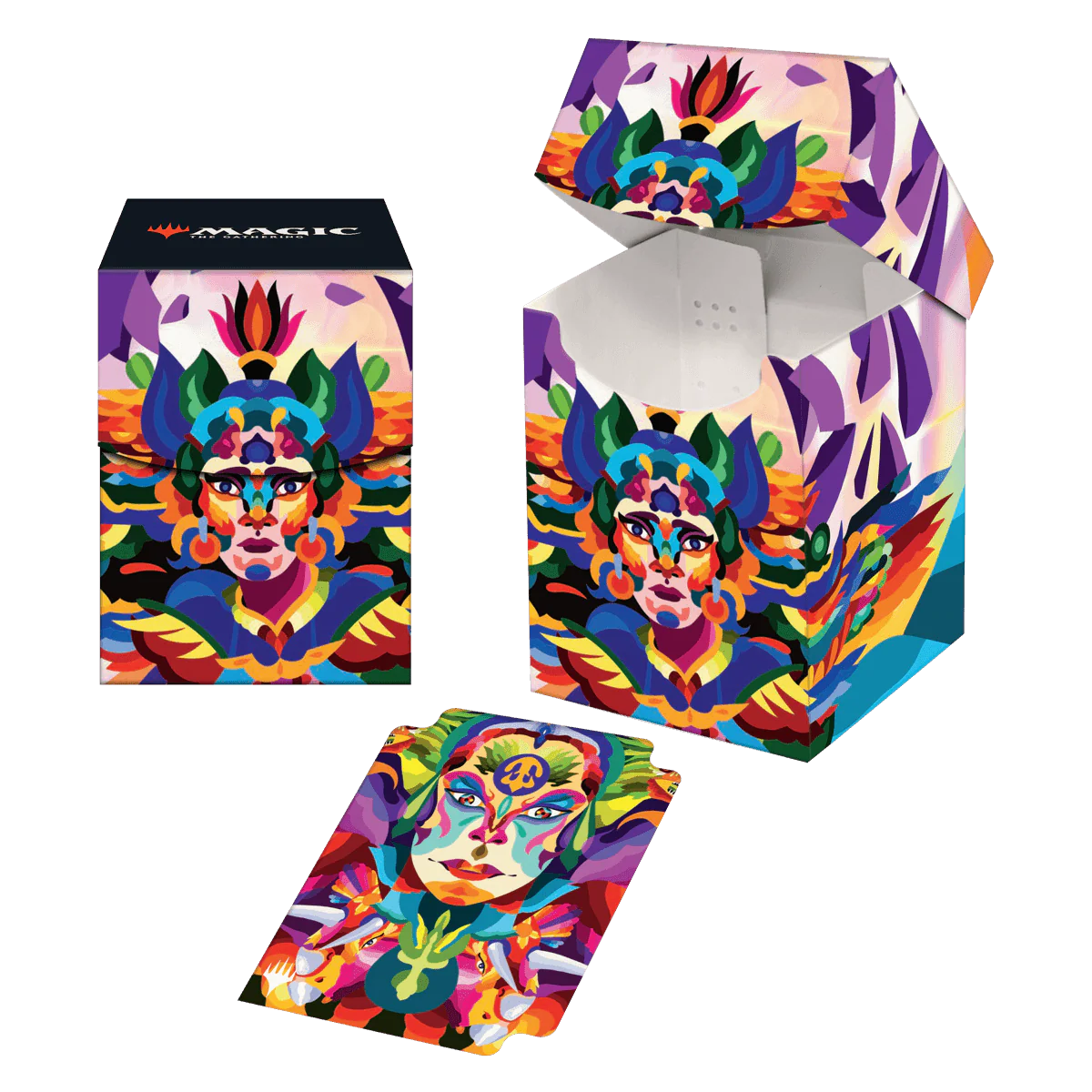 The Lost Caverns of Ixalan Huatli, Poet of Unity 100+ DECK BOX® for Magic: The Gathering