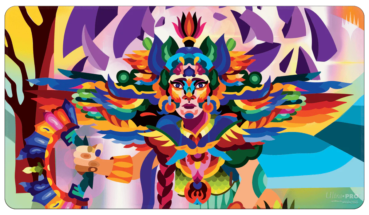 The Lost Caverns of Ixalan Huatli, Poet of Unity Standard Gaming Playmat for Magic: The Gathering