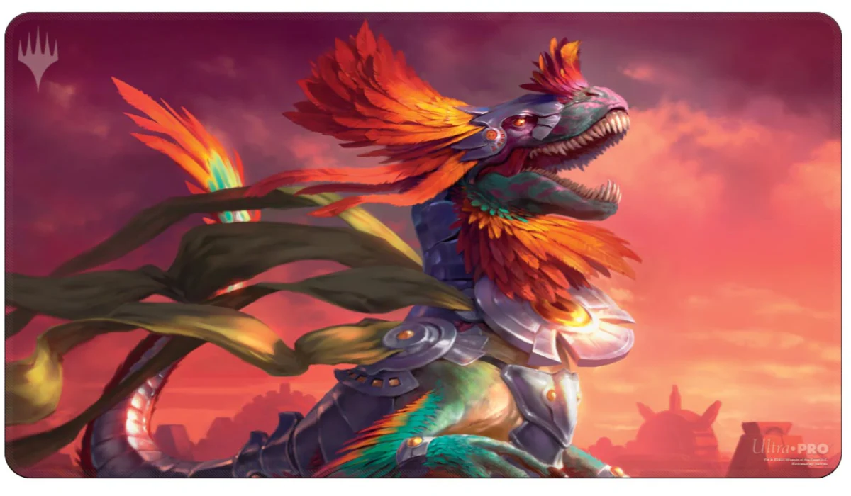 The Lost Caverns of Ixalan Pantlaza, Sun-Favored Standard Gaming Playmat for Magic: The Gathering