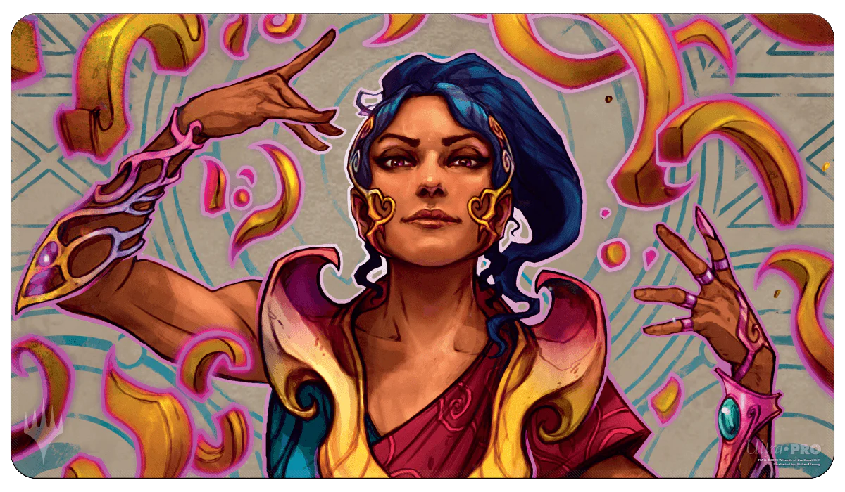 The Lost Caverns of Ixalan Saheeli, the Sun’s Brilliance Standard Gaming Playmat for Magic: The Gathering