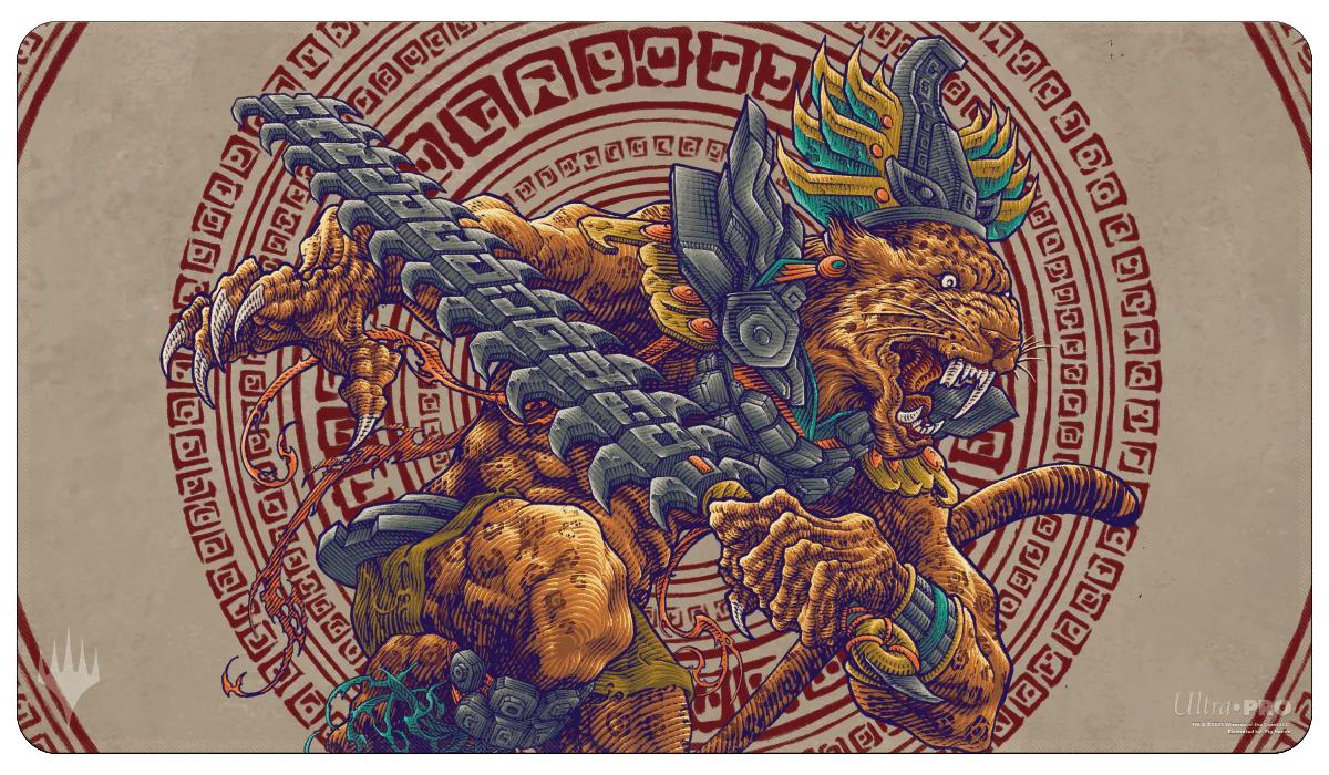 The Lost Caverns of Ixalan Sovereign Okinec Ahau Playmat for Magic: The Gathering