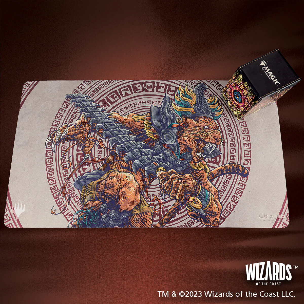 The Lost Caverns of Ixalan Sovereign Okinec Ahau Playmat for Magic: The Gathering - Image 5