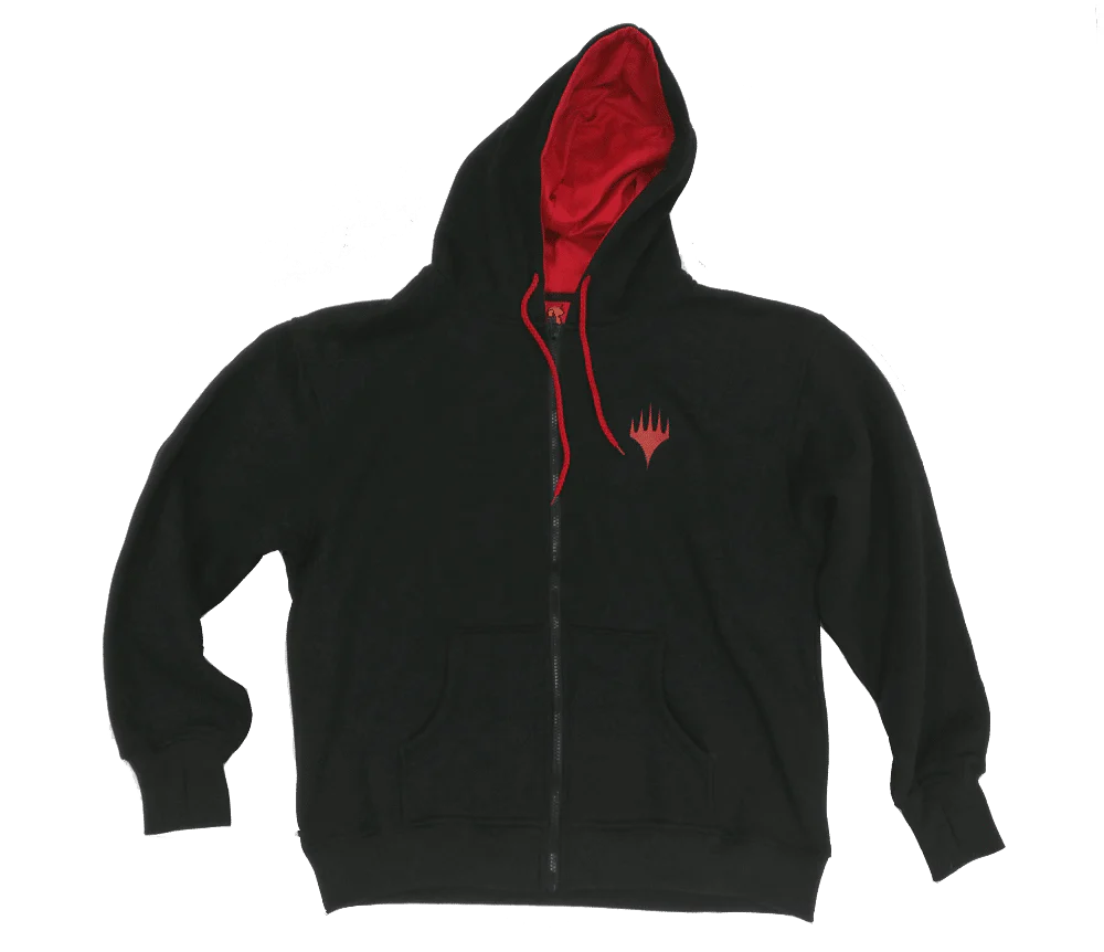 Two-Tone Black/Red Custom Magic: The Gathering Hoodie - Image 2