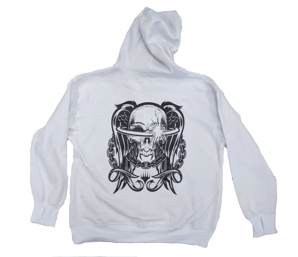 Two-Tone White/Black Custom Magic: The Gathering Hoodie - Image 2