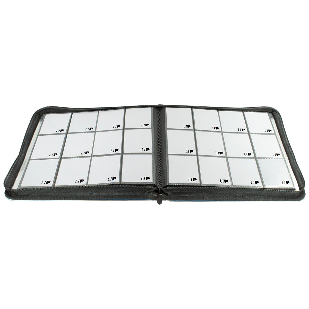 Ultra PRO 12-Pocket Zippered PRO-BINDER®: Silver Made With Fire Resistant Materials - Image 2