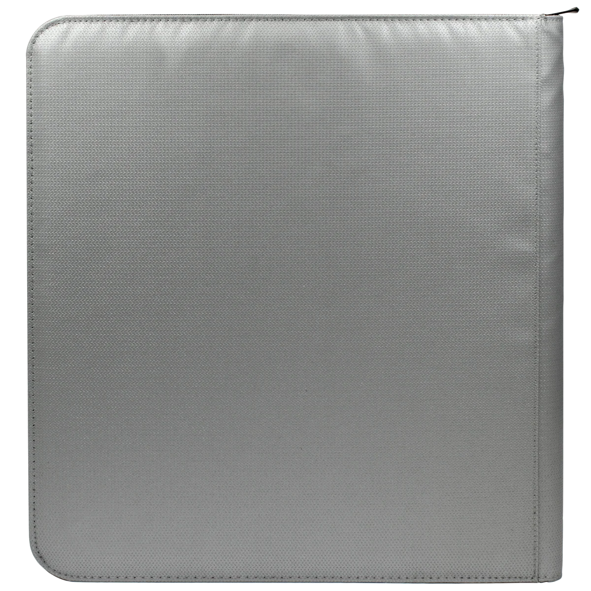 Ultra PRO 12-Pocket Zippered PRO-BINDER®: Silver Made With Fire Resistant Materials - Image 6