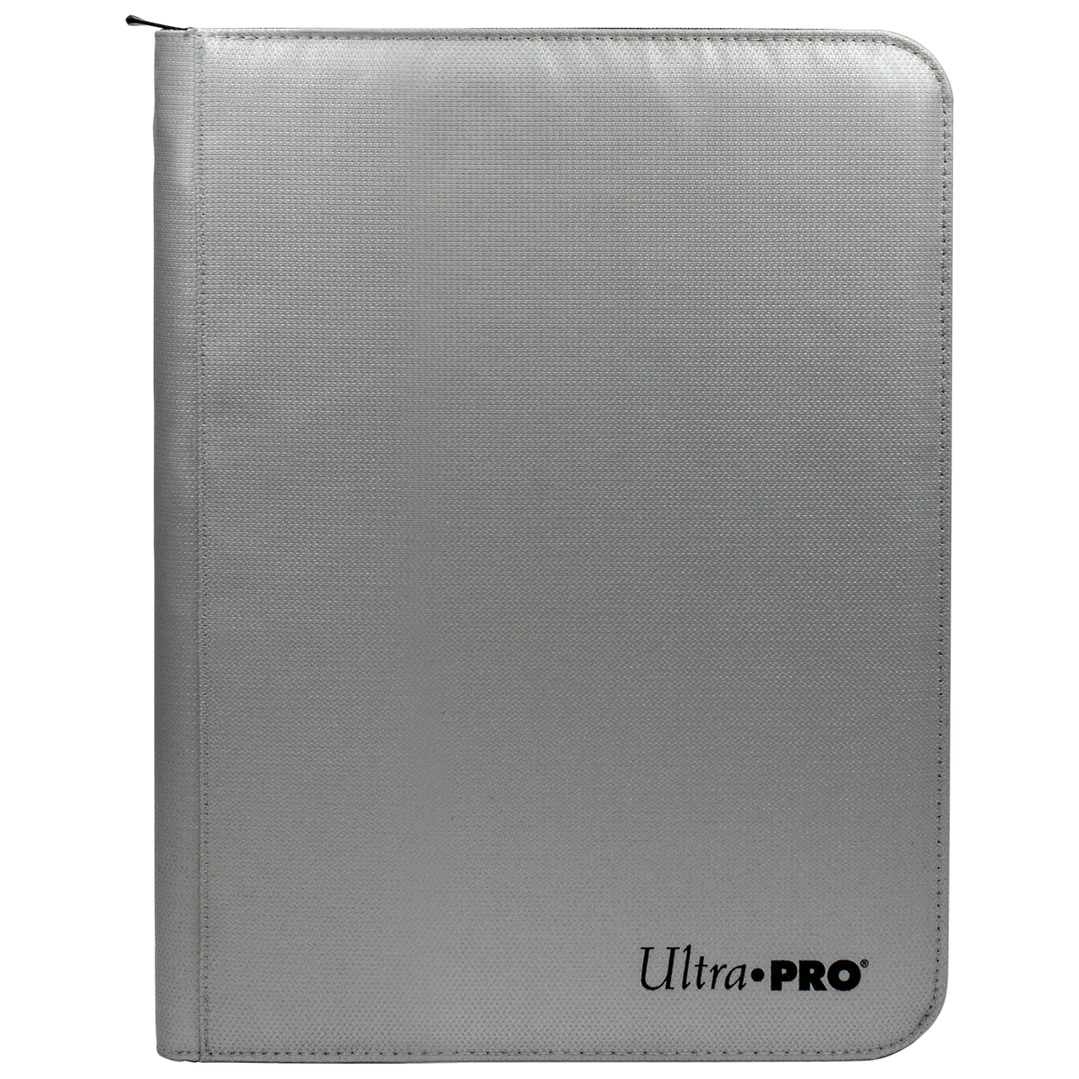 Ultra PRO 9-Pocket Zippered PRO-BINDER®: Silver Made With Fire Resistant Materials