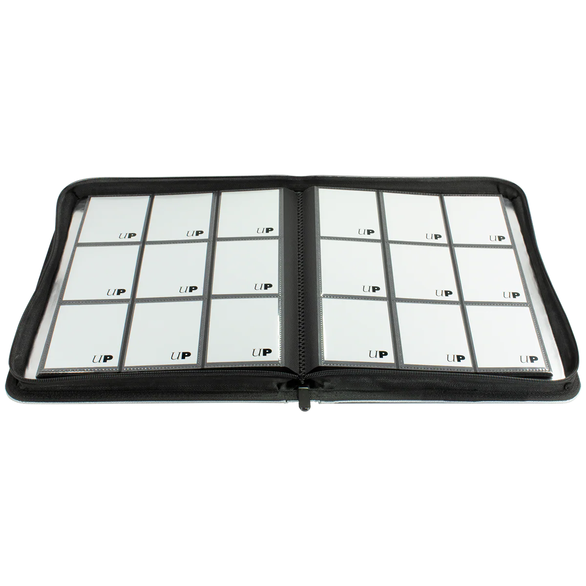 Ultra PRO 9-Pocket Zippered PRO-BINDER®: Silver Made With Fire Resistant Materials - Image 2