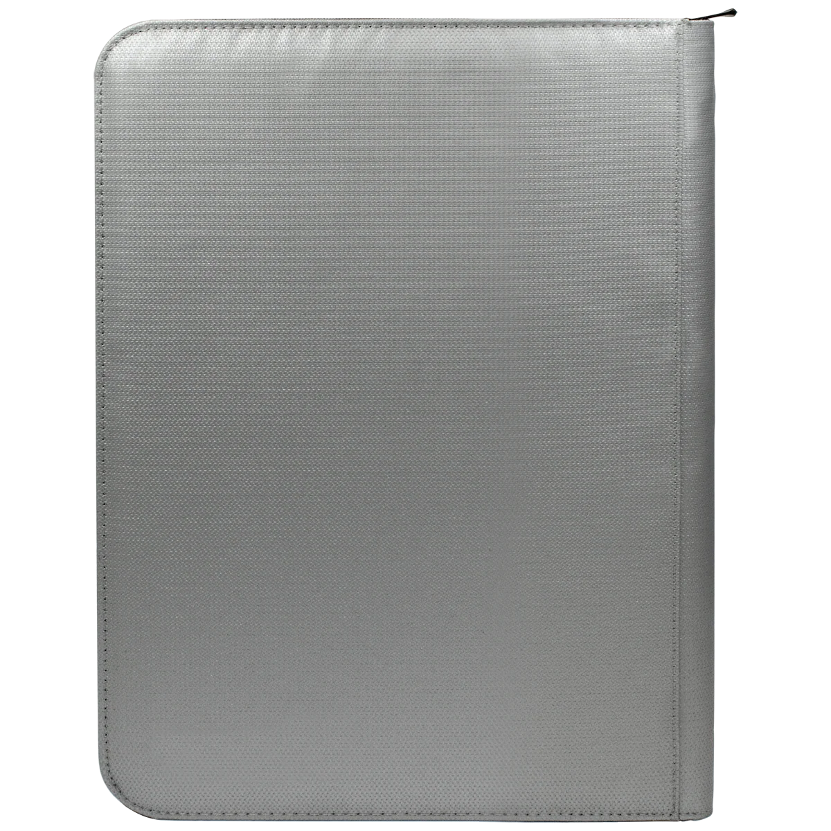 Ultra PRO 9-Pocket Zippered PRO-BINDER®: Silver Made With Fire Resistant Materials - Image 6