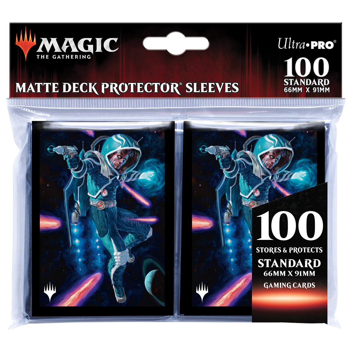 Unfinity Space Beleren Standard DECK PROTECTOR® Sleeves (100ct) for Magic: The Gathering - Image 2